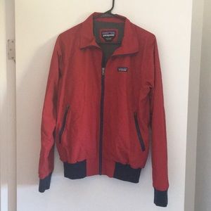 Red Patagonia “Baggies” Jacket